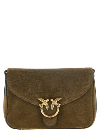 Bicolor Calfskin Crossbody Bag