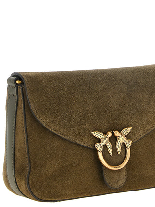 Bicolor Calfskin Crossbody Bag
