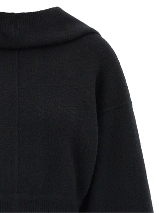 Black Cashmere Sweatshirt