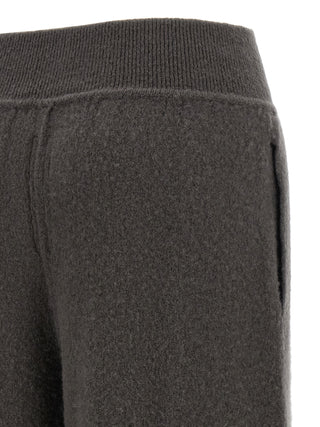 Gray Cashmere Casual Pants