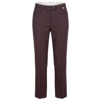 Red Polyester Women Pant