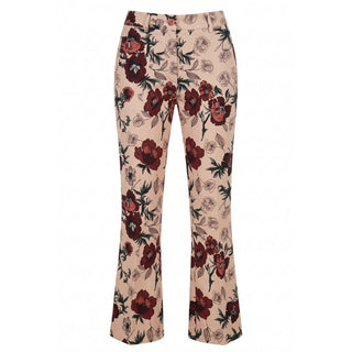Pink Cotton Women Pants