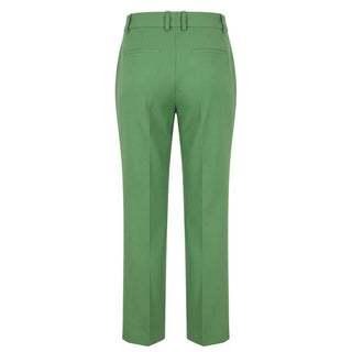 Green Polyester Women Pants