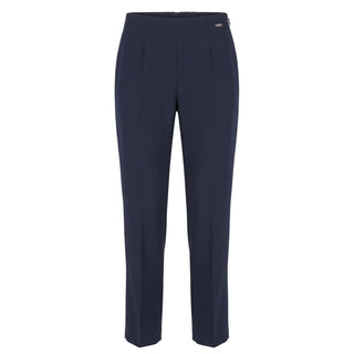Blue Viscose Women Pant