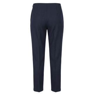 Blue Viscose Women Pant