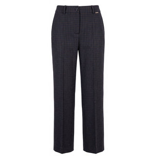 Blue Cotton Womens Pant