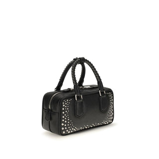 Black Calf Leather Bos Taurus Handbag