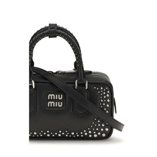 Black Calf Leather Bos Taurus Handbag