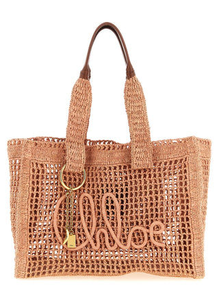 Multicolor Raffia Tote Bag