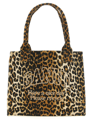 Brown Recycled Cotton Tote Bag
