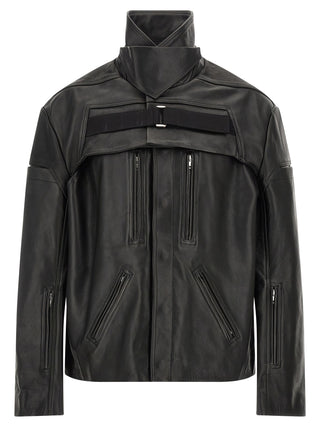 Black Calfskin Leather Jacket