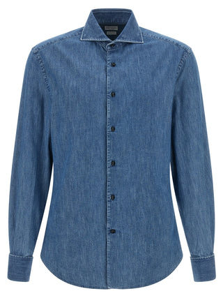 Blue Cotton Blouse