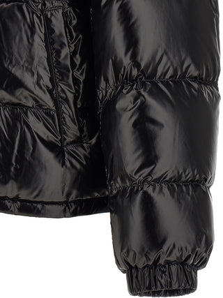 Black Nylon Full-Length Jacket