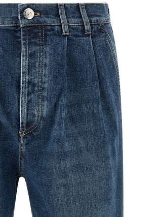 Blue Cotton Jeans Denim