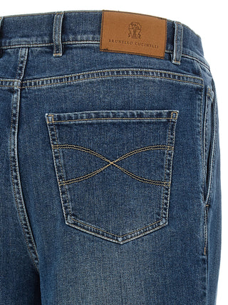 Blue Cotton Jeans Denim