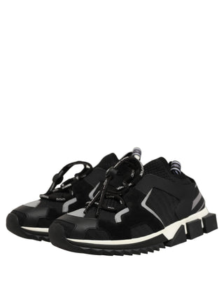 Black Sorrento Trekking Sneakers Men Shoes