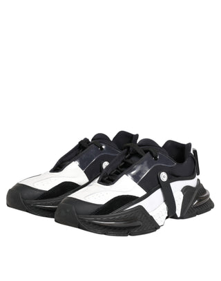 White Black Logo Airmaster Men Sneakers Shoes