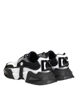 White Black Logo Airmaster Men Sneakers Shoes
