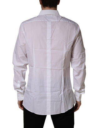 White GOLD Crown Bee Cotton Formal Dress Shirt
