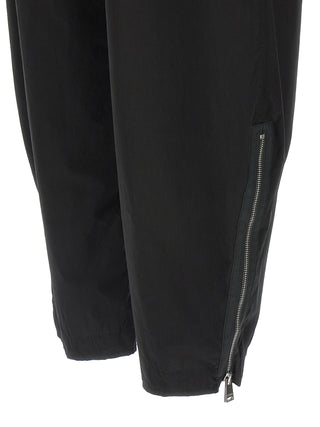 Black Cotton Cargo Pants