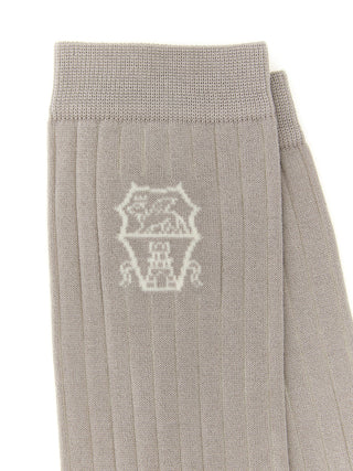 Gray Cotton Socks
