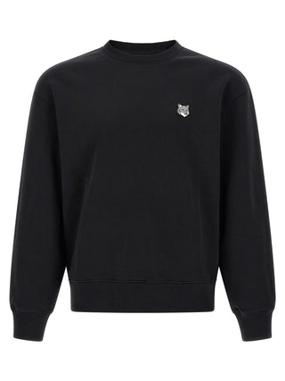 Black Cotton Sweatshirt