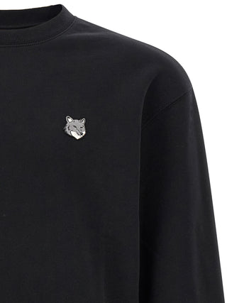 Black Cotton Sweatshirt