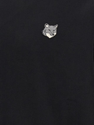 Black Cotton Sweatshirt