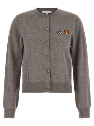 Gray Wool Cardigan
