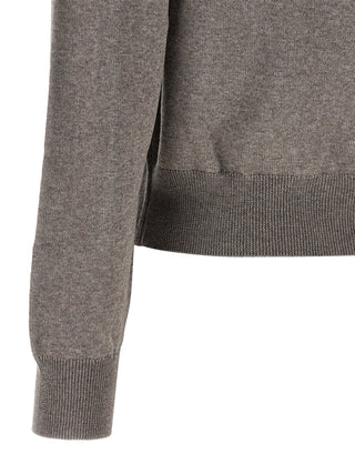 Gray Wool Cardigan