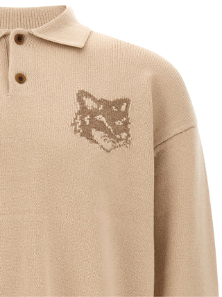 Beige Wool Cardigan