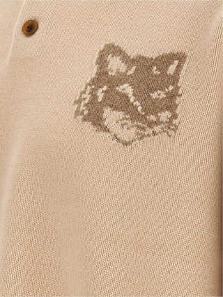 Beige Wool Cardigan