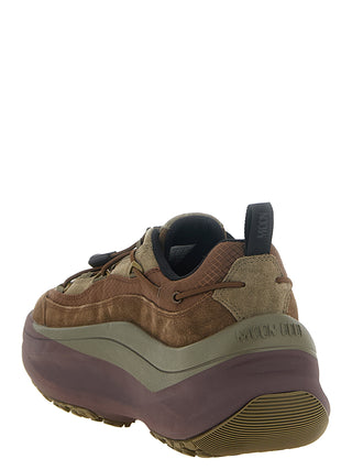Brown Cowhide Athletic Sneakers