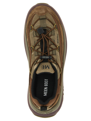 Brown Cowhide Athletic Sneakers