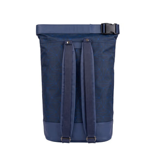 Blue Polyurethane Men's Backpack