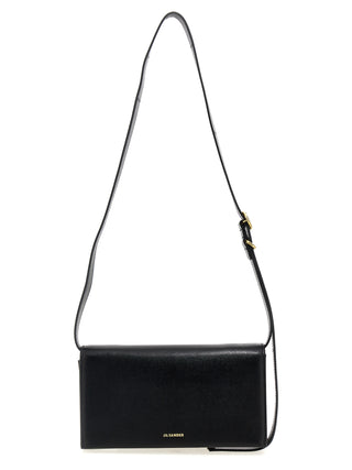 Black Leather Crossbody Bag