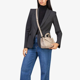 Beige Polyethylene Handbag
