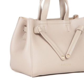 Beige Polyethylene Handbag