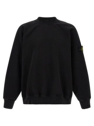 Black Cotton Sweatshirt