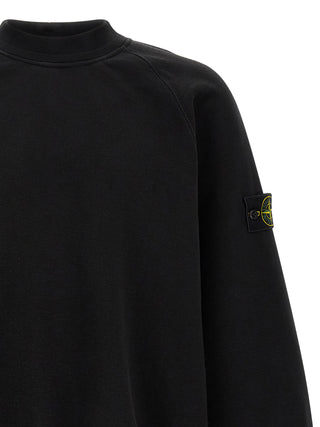 Black Cotton Sweatshirt