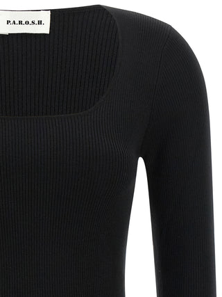 Black Wool Cardigan