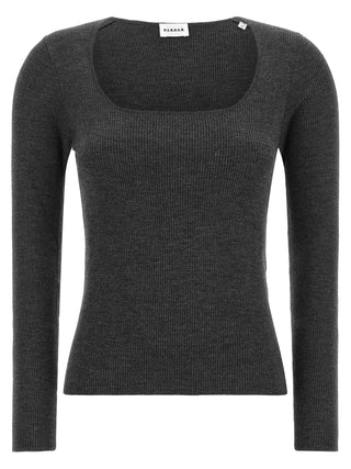Gray Wool Cardigan