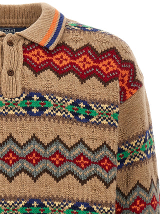 Multicolor Wool Cardigan
