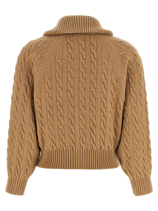 Brown Wool Cardigan