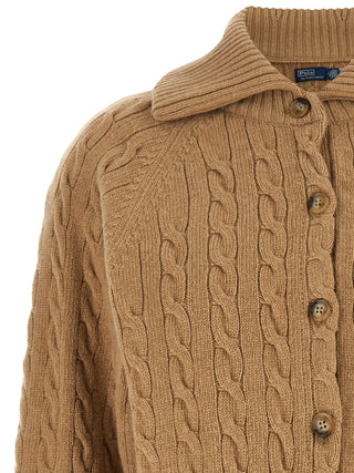 Brown Wool Cardigan