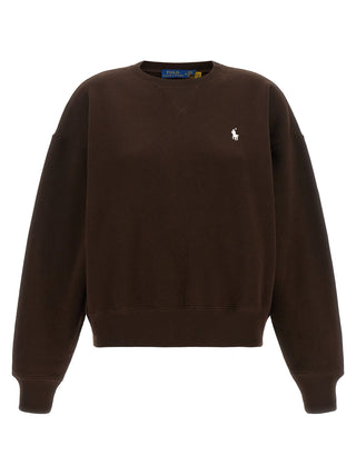 Brown Cotton Sweatshirt