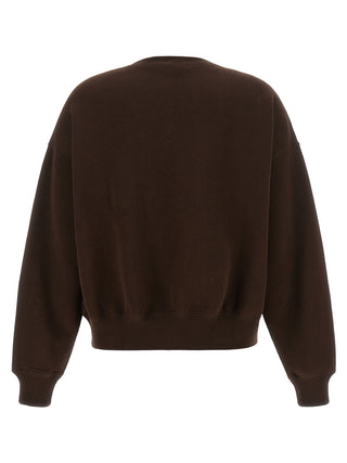 Brown Cotton Sweatshirt
