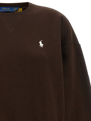 Brown Cotton Sweatshirt