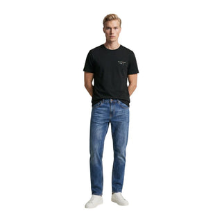 Black Cotton T-Shirt