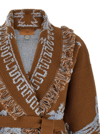 Brown Cashmere Cardigan